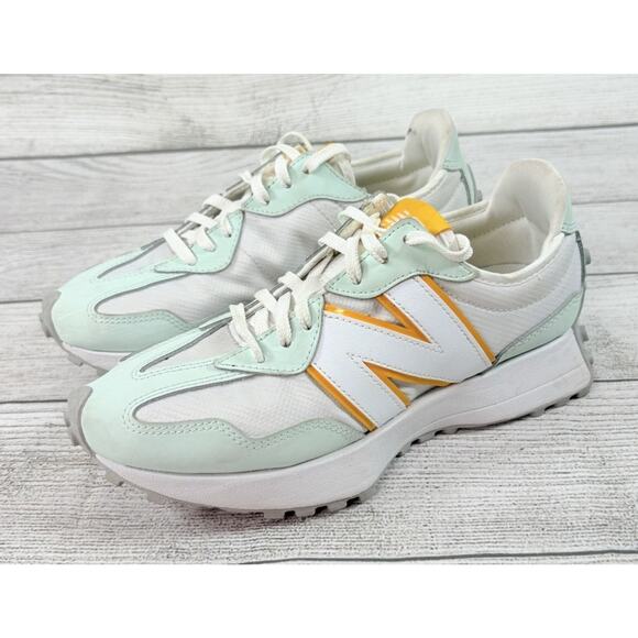 New Balance 327 Women’s Summer Fog Light Surf Sneaker Shoe Size 7 - Picture 1 of 14